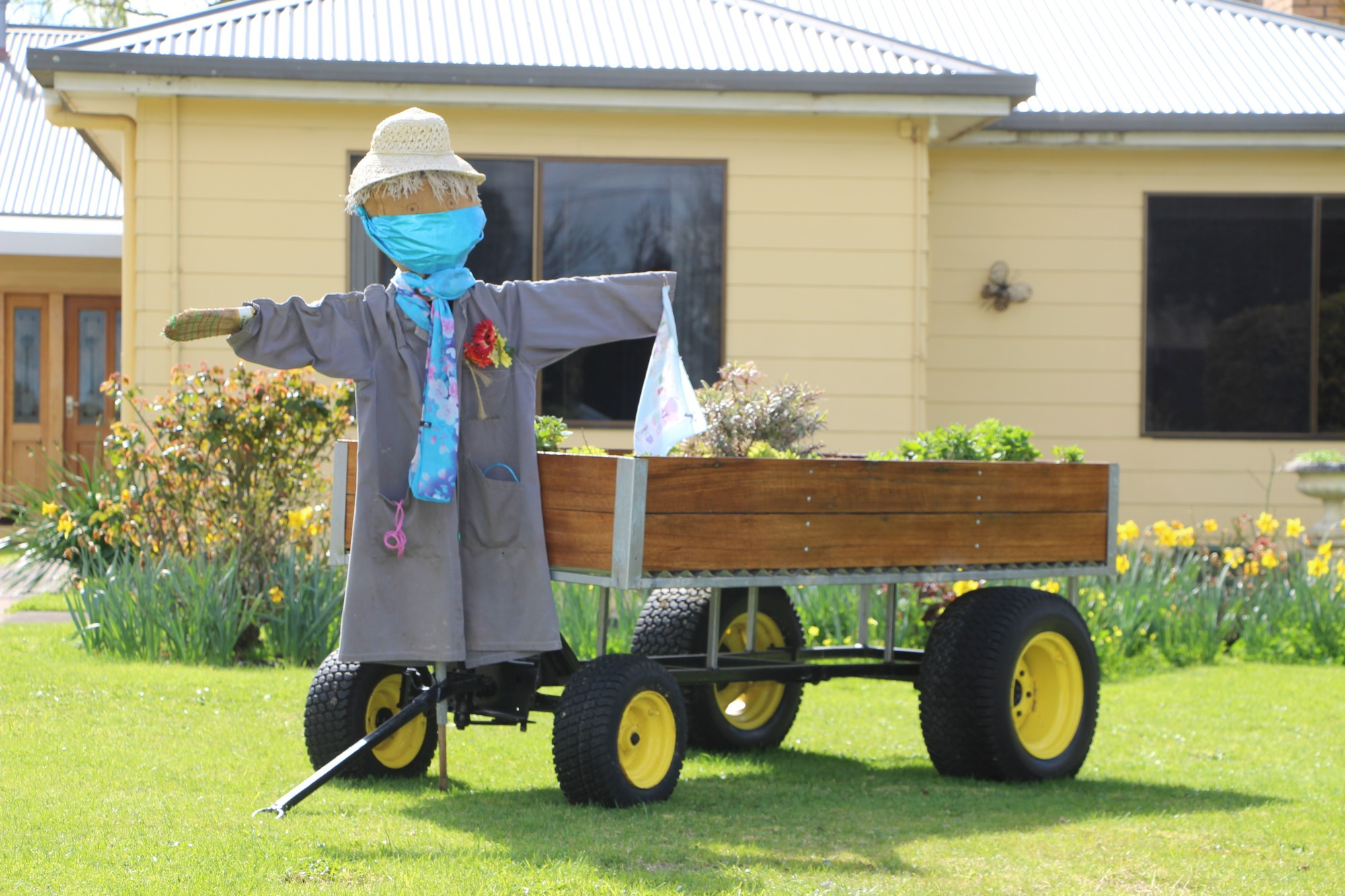 Lockdown laughs: About a dozen scarecrows popped up across Mortlake over the weekend after an idea for a bit of lockdown fun spread through the community.