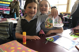 St Colman’s students unleashed their creativity during their return. 