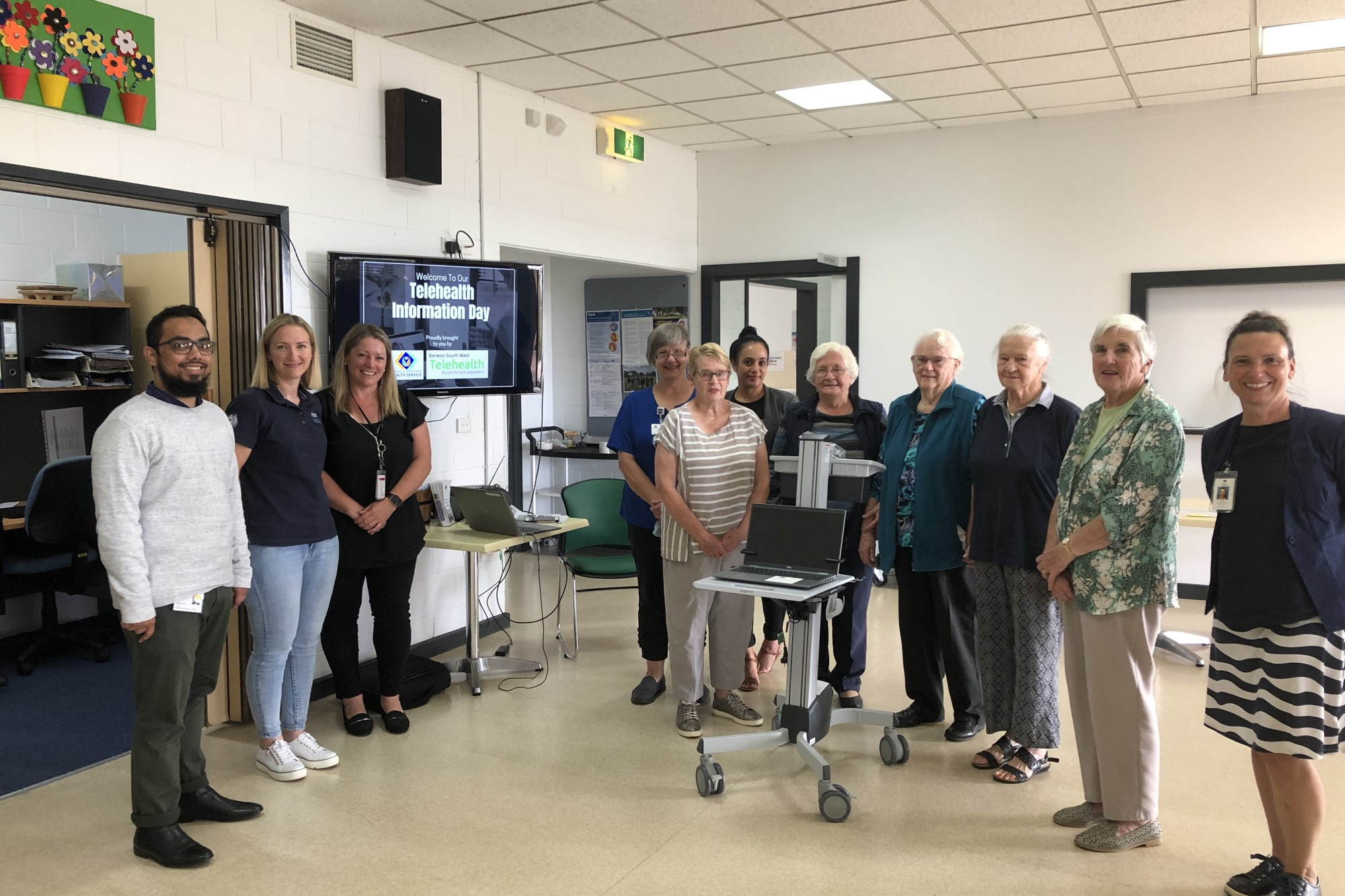 Telehealth: The Barwon South West Telehealth program visited Terang last month to assist local consumers in learning more about their options to access the digital health service.