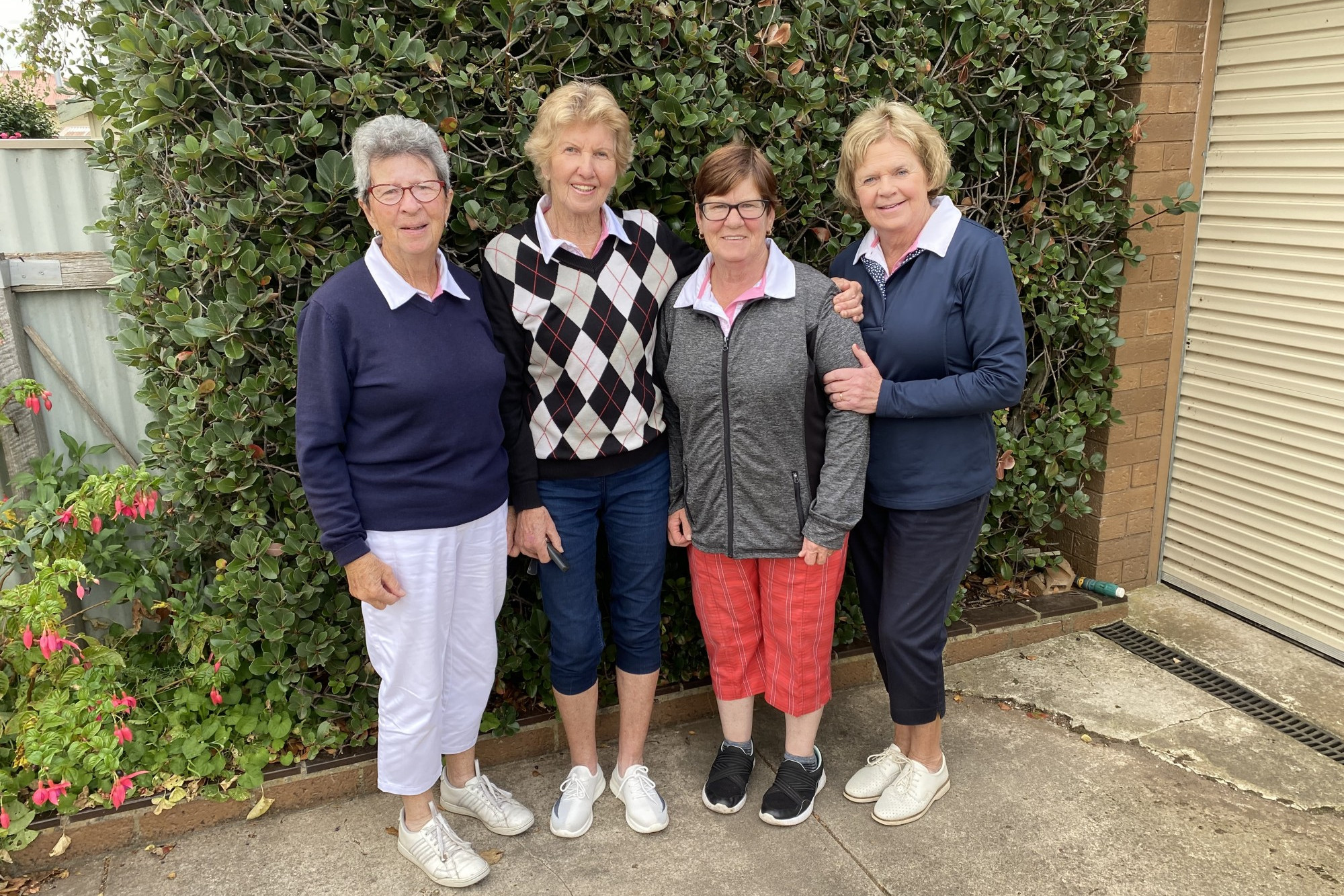 Terang golfers (l-r) Maureen Bond, Heather Holmes, Lynette Coxon and Janet Saunders claimed the Val Millard Trophy at East Framlingham last Tuesday.