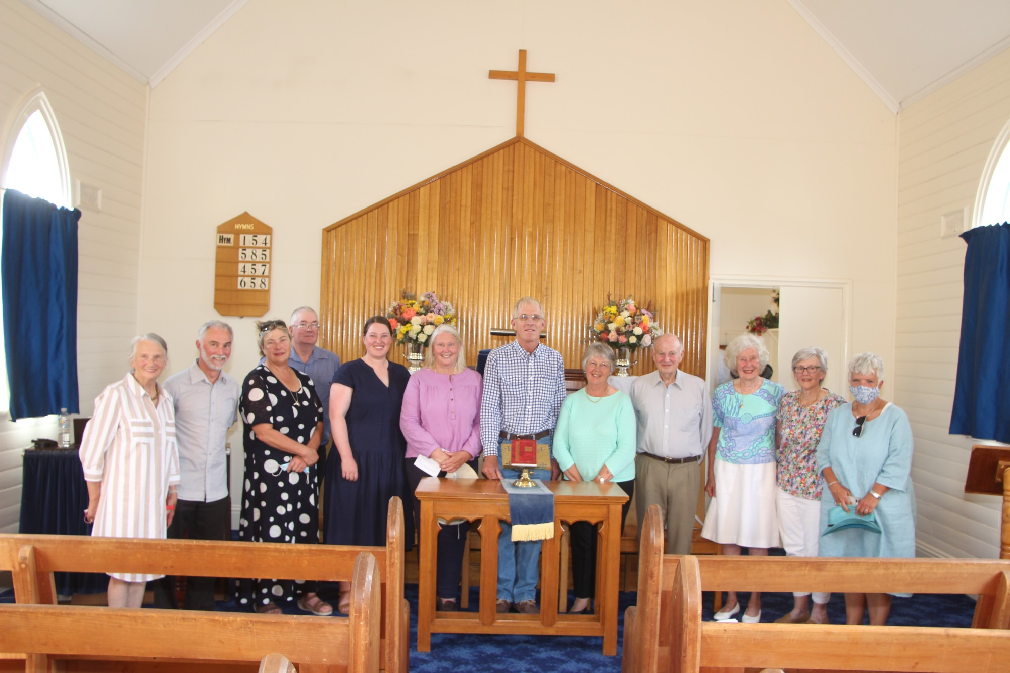 Heartbreak: St John’s Uniting Church in Woorndoo held its final service on Sunday.
