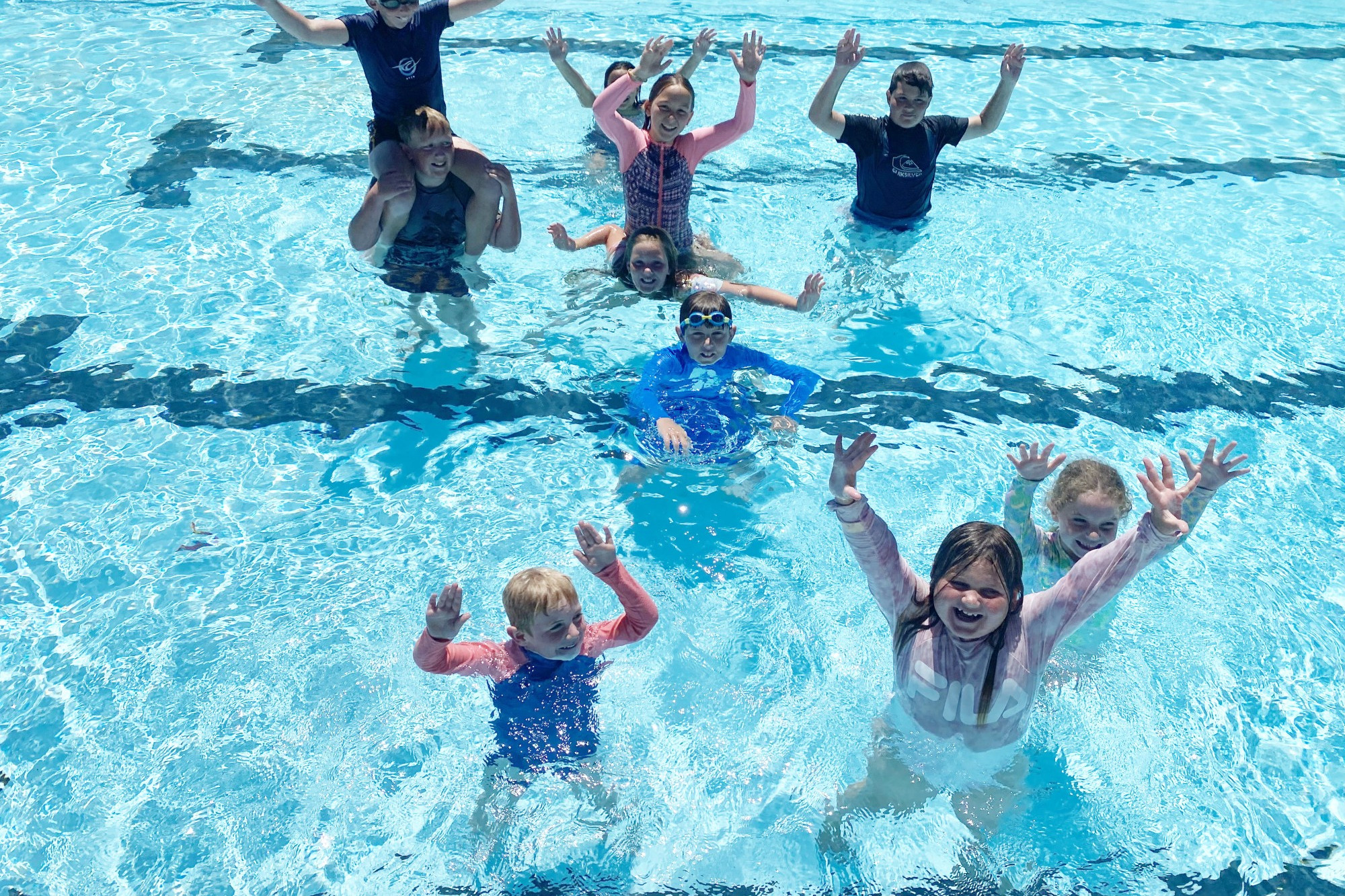 Beating the heat: The Mortlake pool hosted a successful “Hottest 100” listening party over the weekend.