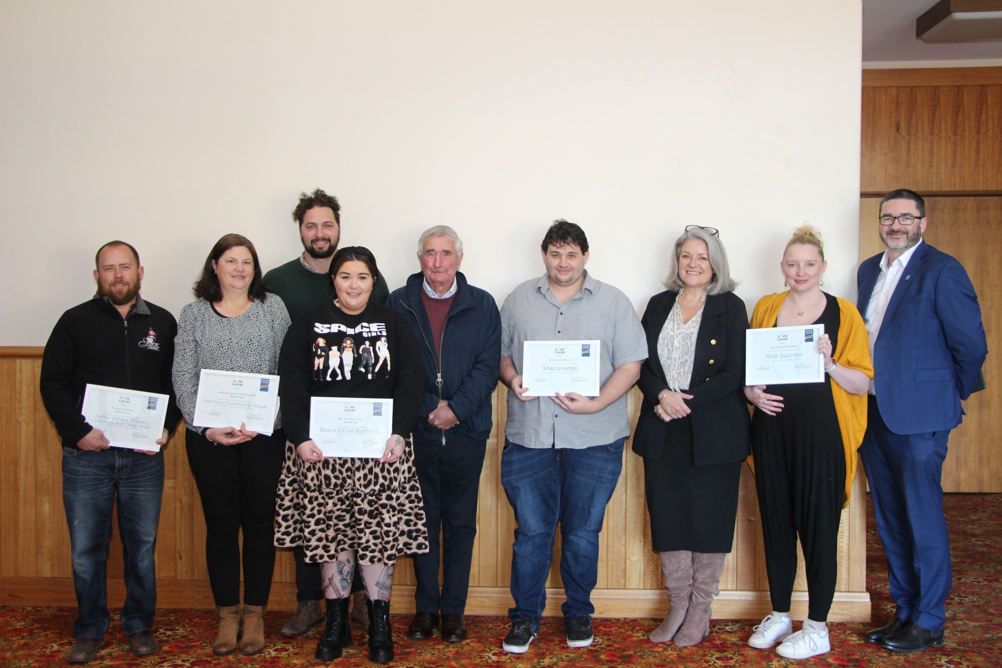 Best in the south west: Businesses across Moyne Shire, including two prominent Mortlake businesses, were recognised for excellence last week.