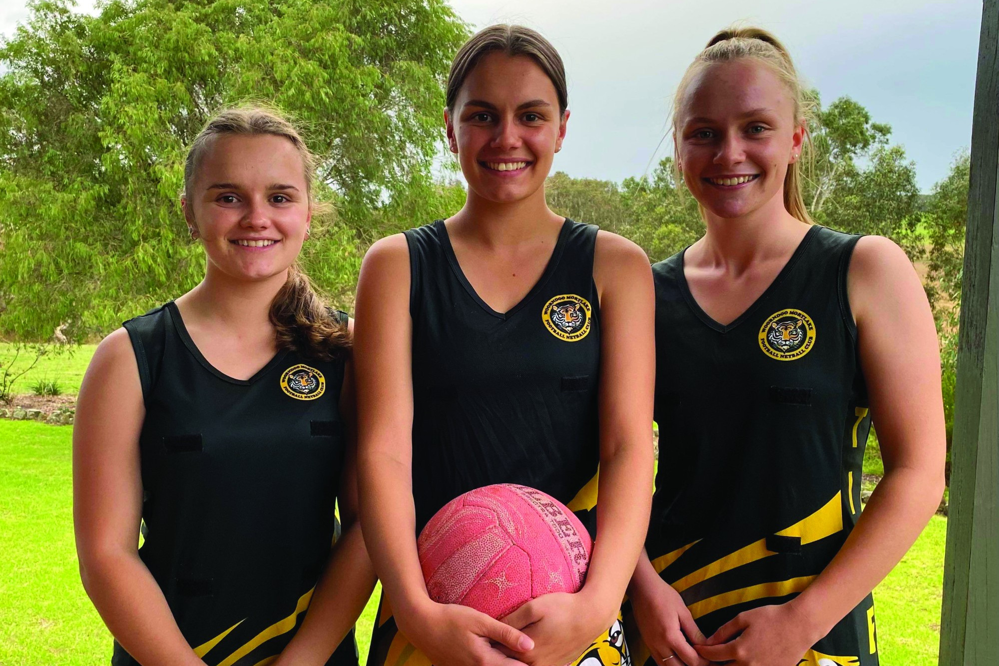 Talented: Junior Elise Killen (right) continued her stellar season last Saturday, combing well with Mia Richies in goals.