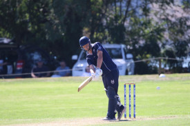 Will Kain was the Cats’ top scorer with 30 runs from 27 balls.