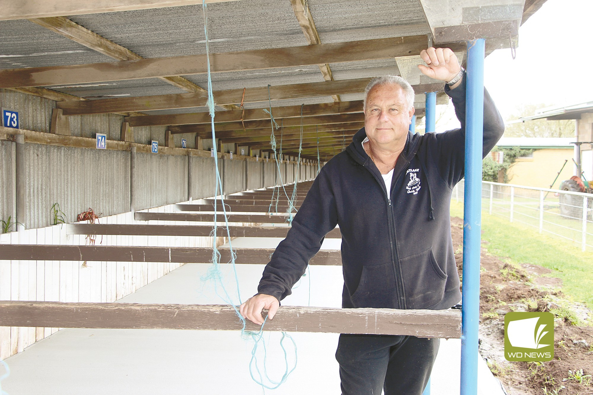 Race ready: Mortlake Racing Club vice president Richard Beeck believes a range of upgrades undertaken at Mortlake Racecourse over the past few years have positioned the Mortlake Cup for a big day of racing as it prepares to run on home soil, in front of crowds, for the first time in three years.