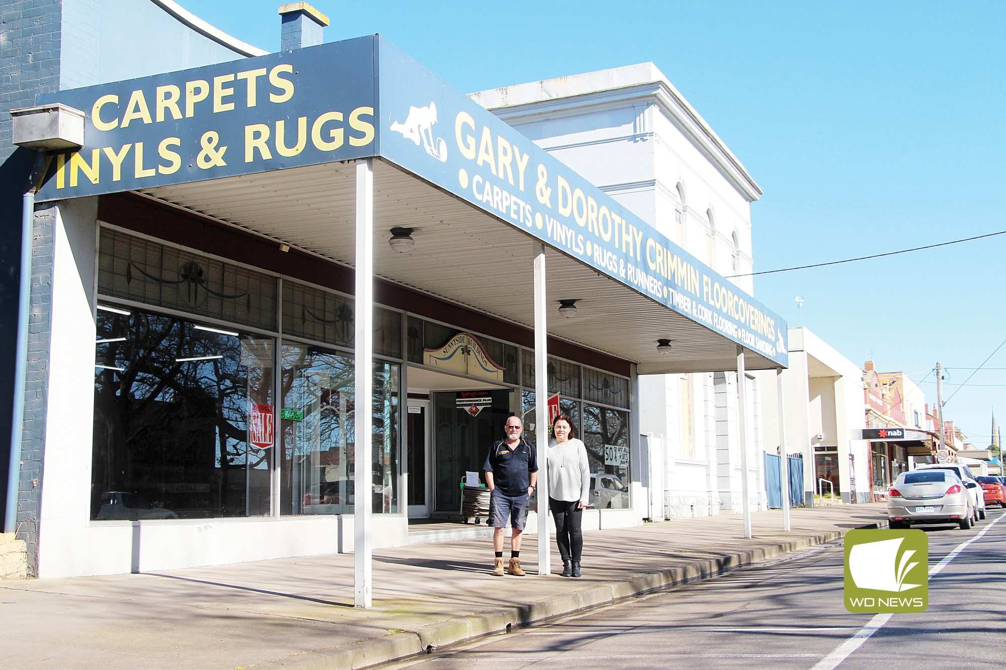 Fond farewell: Gary and Dorothy Crimmin are preparing for retirement as the doors close on one of Terang’s oldest family businesses.