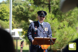 Country Fire Authority assistant chief fire officer Richard Bourke (District 5) was among those to give a speech at the Ash Wednesday Memorial Service. 