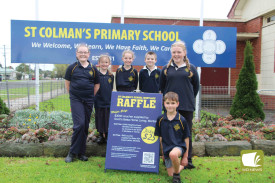 Fundraiser: St Colman’s Primary School’s major fundraiser has returned for another year. Funds raised this year will go towards upgrading classroom devices to give students a technological boost in their education. 