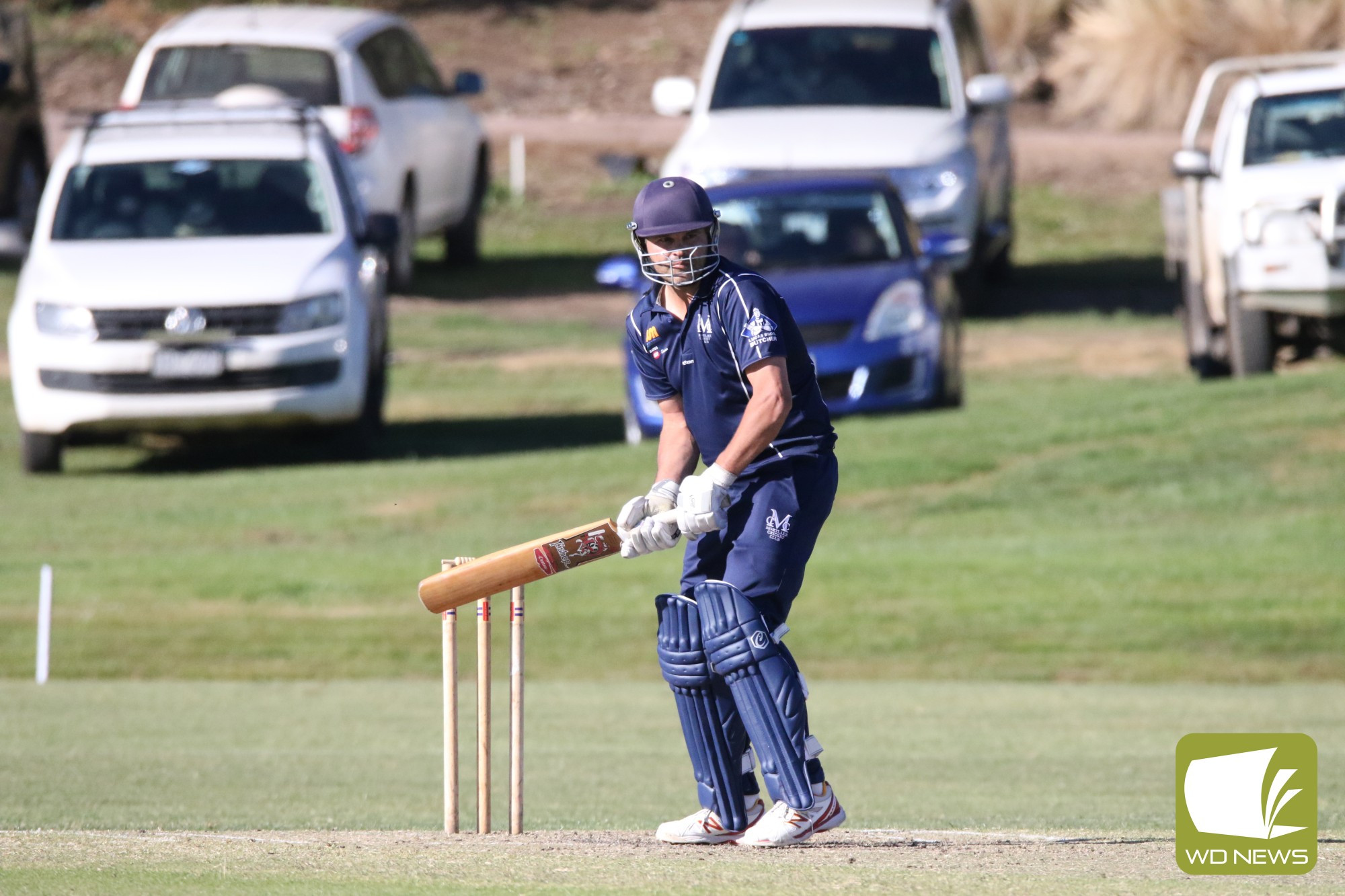 The Cats’ Clinton Baker continued his fine form last Saturday, contributing 15 runs and taking 2/22 off 8.