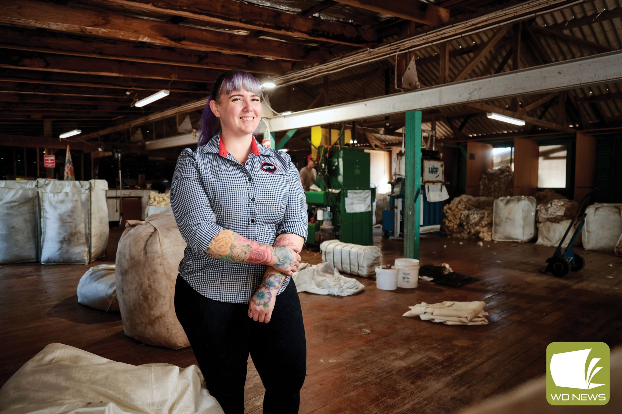 Growing the industry: Former wool classer-turned-teacher Sherri Symonds will help to deliver a new wool classing course from next month, with expansion to Mortlake and Glenormiston sitting as a possibility.