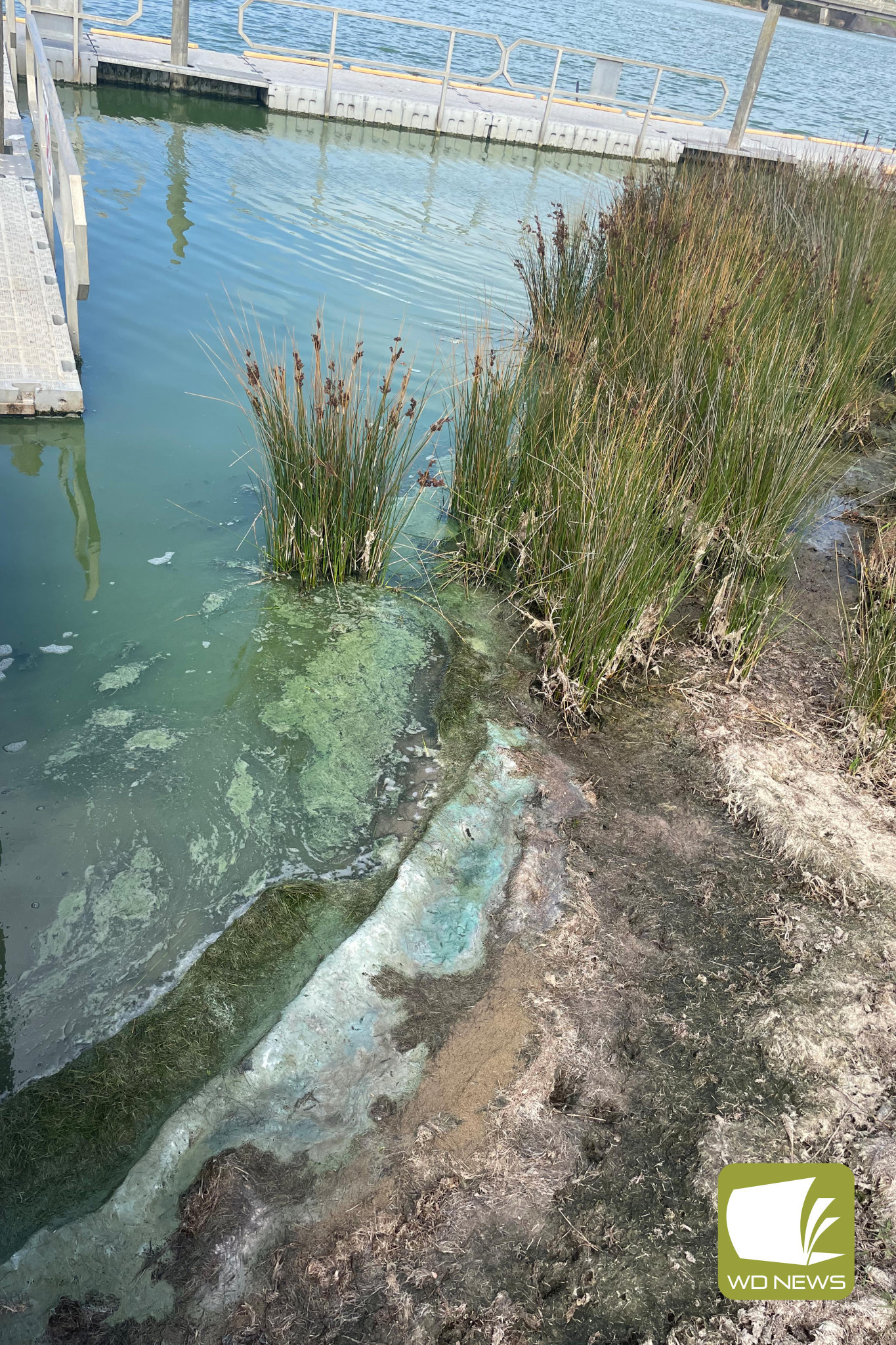 Residents were asked to avoid contact with the water.