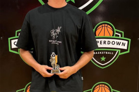Goal throwing runner-up Luke Kavenagh.