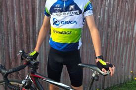 Second place in the dress-up, Quinn, as Simon Gerrans.