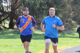 Joel Crawley and Daniel Meade were among the runners taking part.