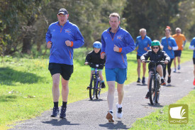 While the conditions forced a change of plans, it didn’t stop those behind this year’s Run for CJD from spreading awareness.