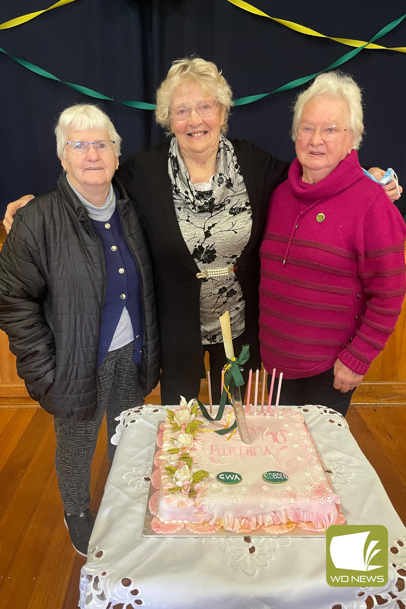 Three of the group’s longest serving members Lorraine Oates, Doreen Sullivan and Margaret Hinkley.