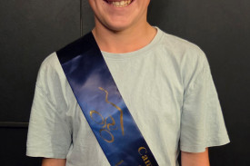 Under 15 boys age champion Nathaniel.