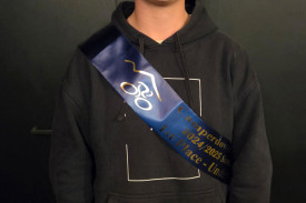 Under 17 male age champion Josh.