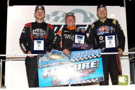 Wingless (L-R): 3rd Blake Walsh, 1st Travis Millar, 2nd Mitchell Broome.