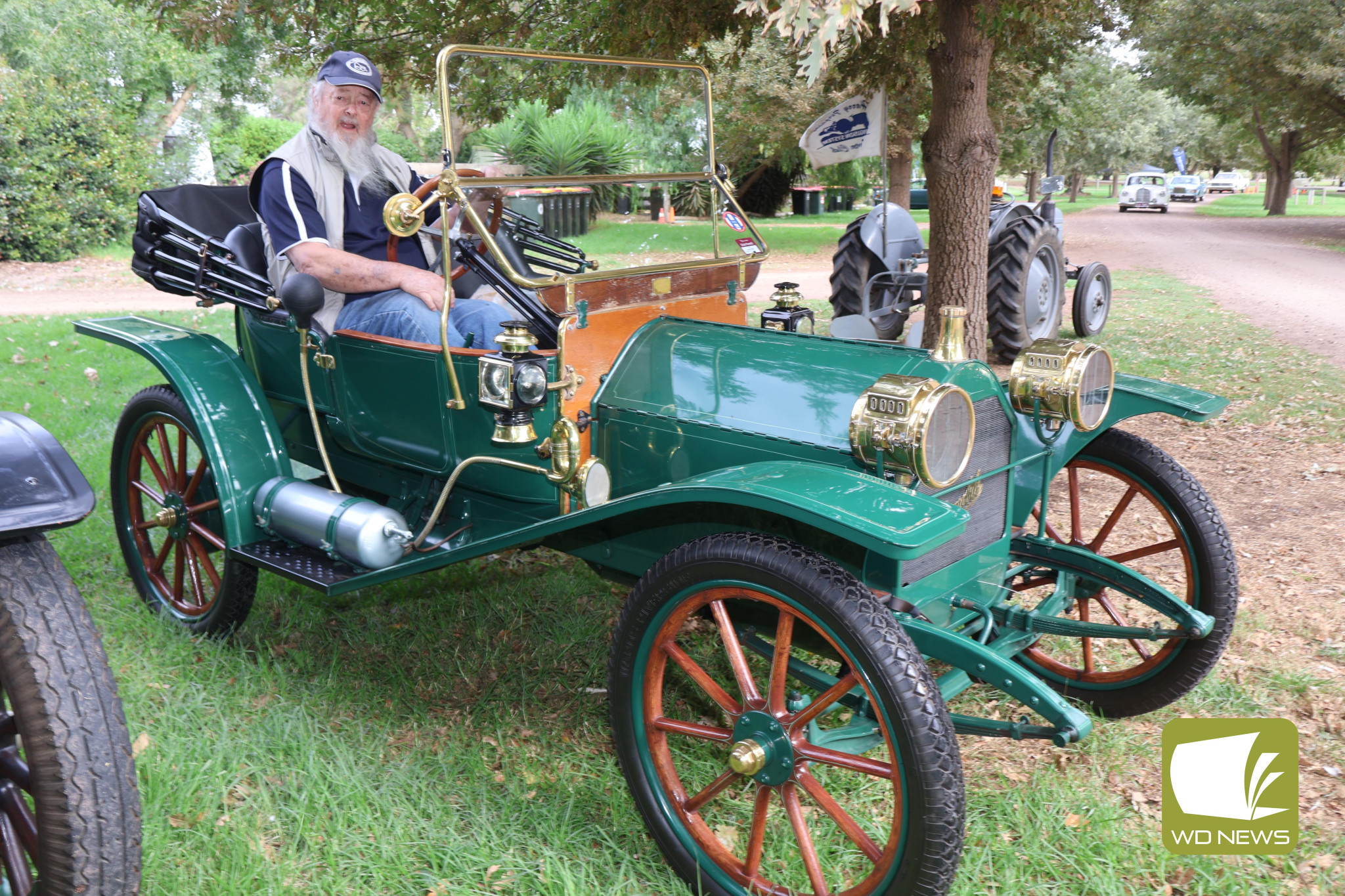 One of the organising committee members, John Kennett, said he enjoys the opportunity to get his vintage car out on the road.
