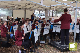 The Lakes and Craters band provided entertainment on the day.