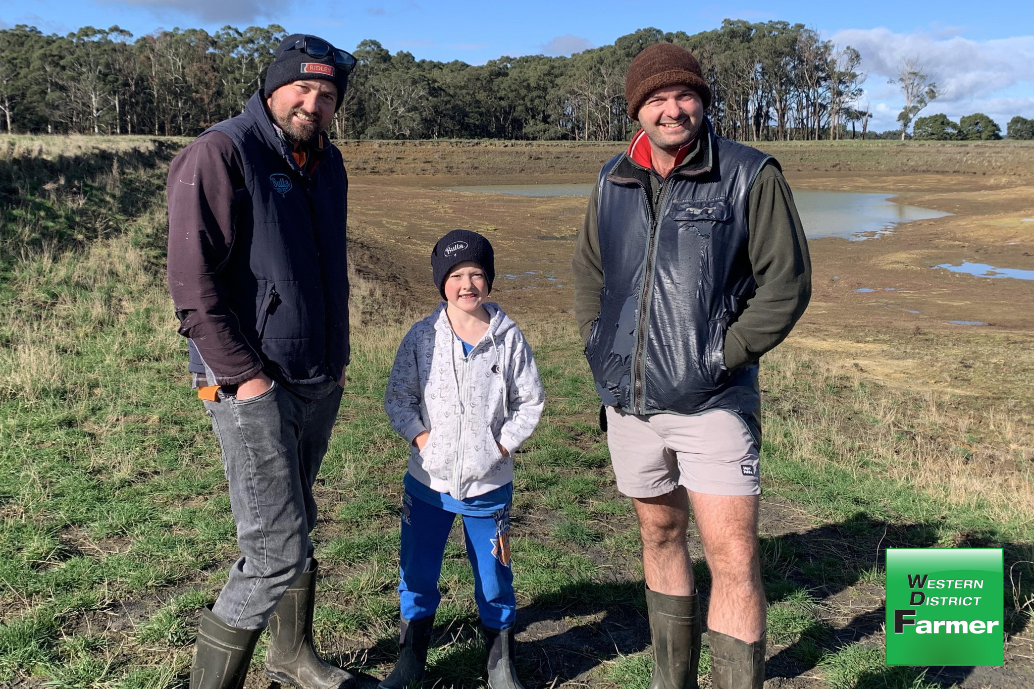 Sam, Pete and Spencer Doolan.