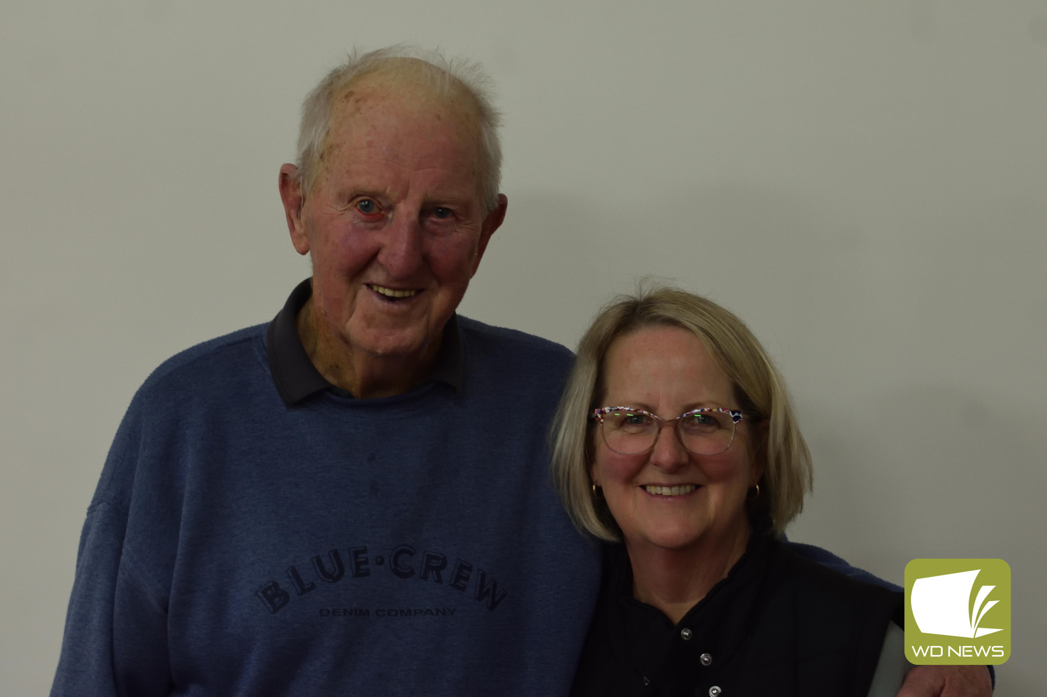 HIBBA Drawn Pairs Runners-up - Glenormiston (from left) Max Heard and Deb Cheslett