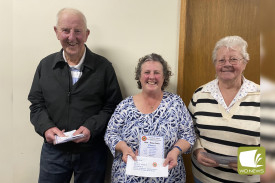 Drawn Fours Champions - Glenormiston Max Heard (s, left), Deb Noonan, Cheryl Ham (not present), Dawn Hadfield.