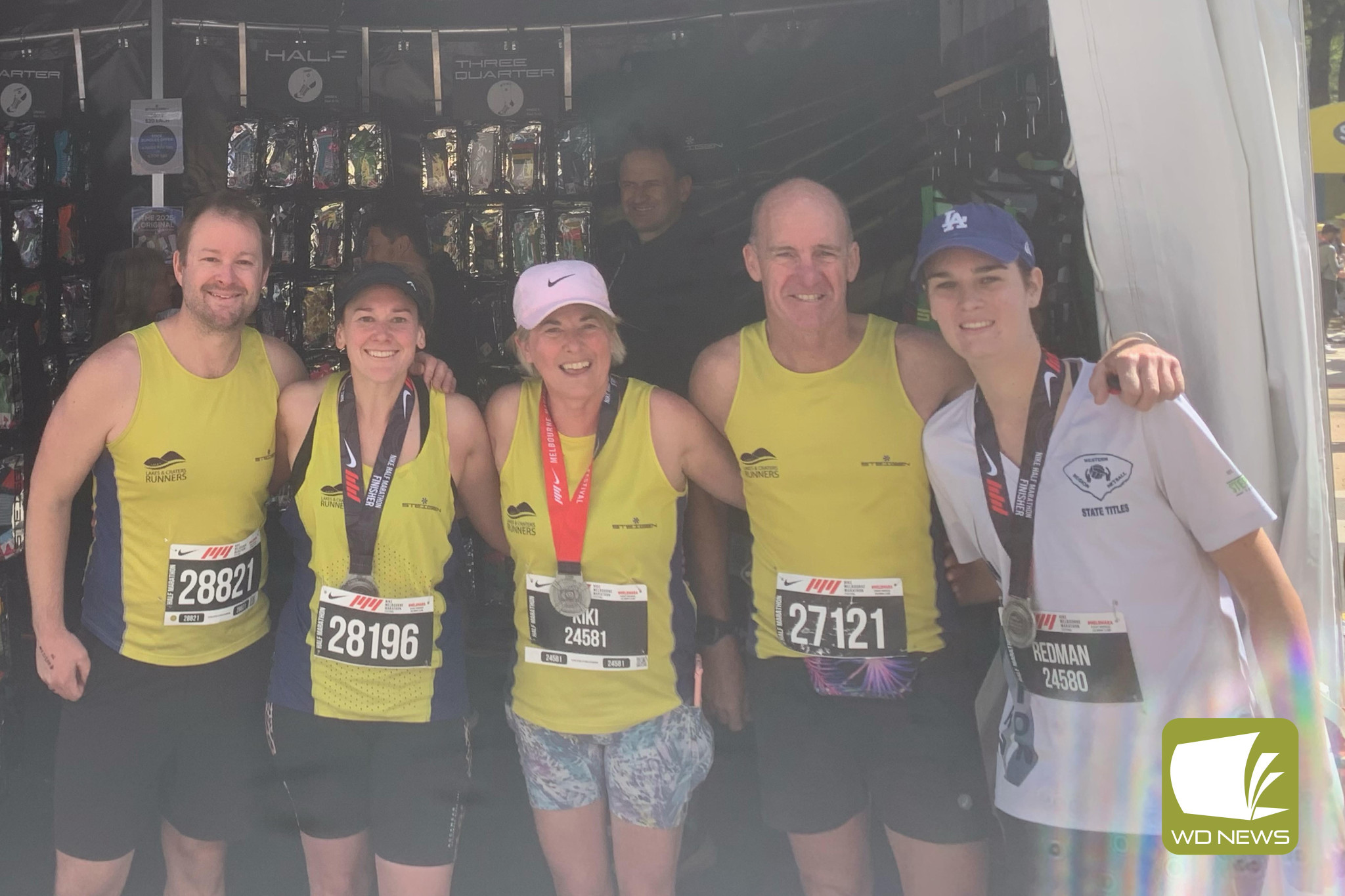 Last weekend’s Melbourne Marathon was enjoyed by members of the Lakes and Craters running group.