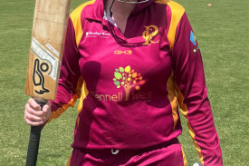 Jess Moulden retired on 30 runs.