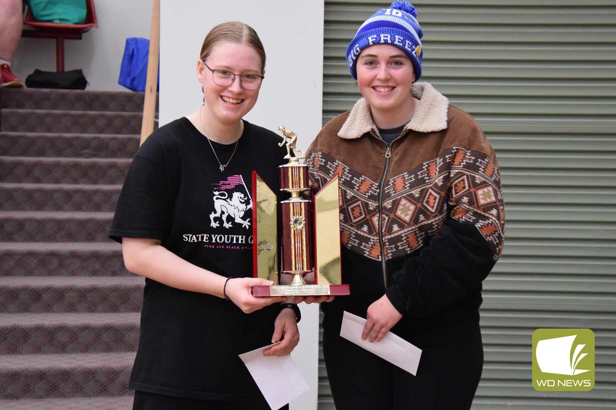 Last Sunday saw the VIBBA Girls Junior Singles run and won and well done to runner-up Harmony Rasmussen (right) pictured with Champion Emma Jackson.