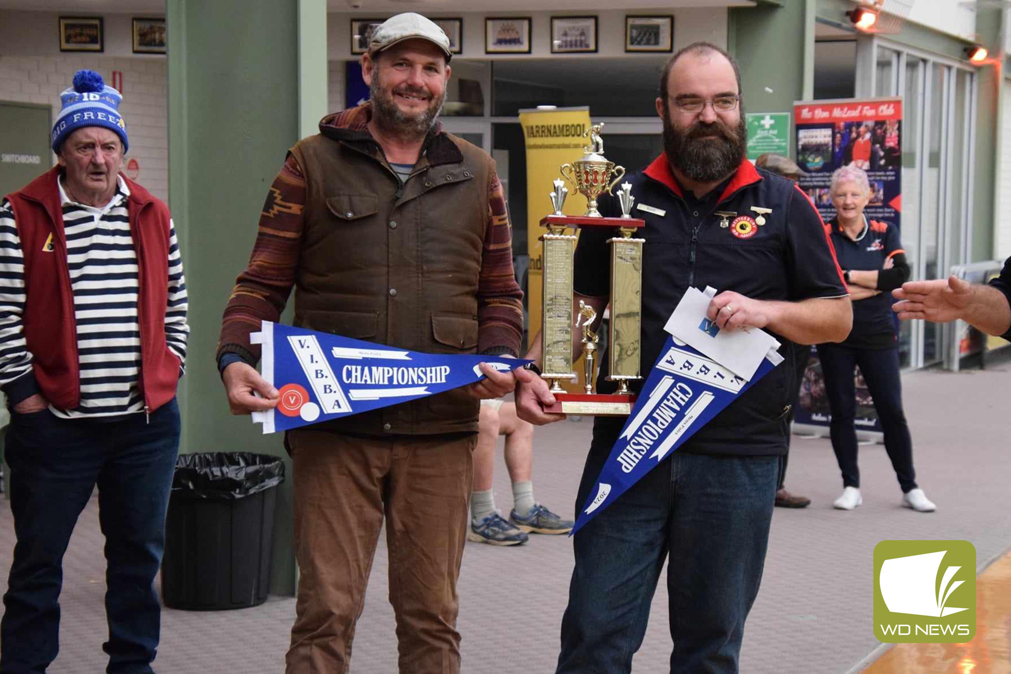 Last weekend saw the 2024 VIBBA Mens Champions crowned: Justin Rasmussen (left) and Scott Pierce.