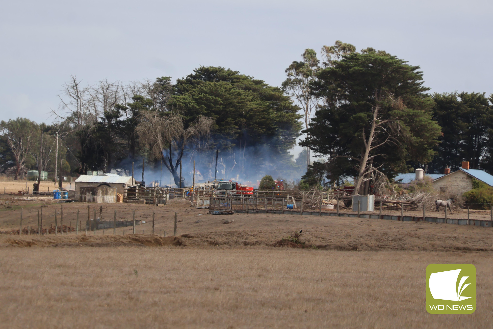 CFA quickly brought the fire under control, but remained on scene for an extended period.
