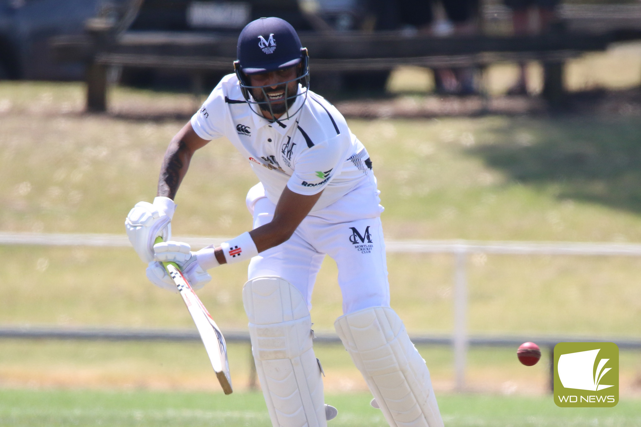 Chamika Feranando gets a shot away on the weekend.