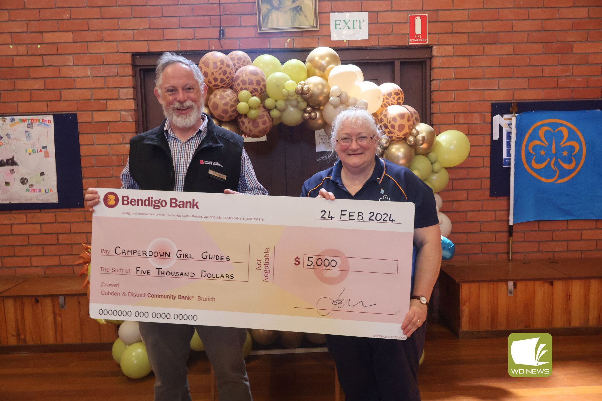 A major milestone: Cobden and Camperdown Community Bank marked a significant donation milestone over the weekend.