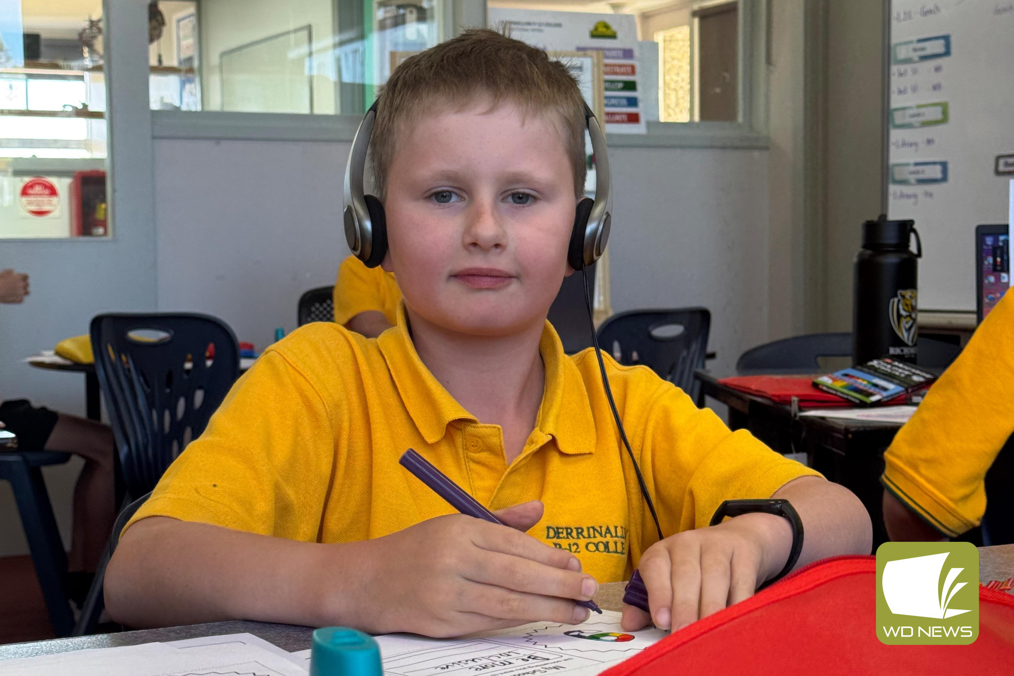 High achiever: Derrinallum P-12 College Year Five student Archer’s learning will be extended thanks to a state-wide program.