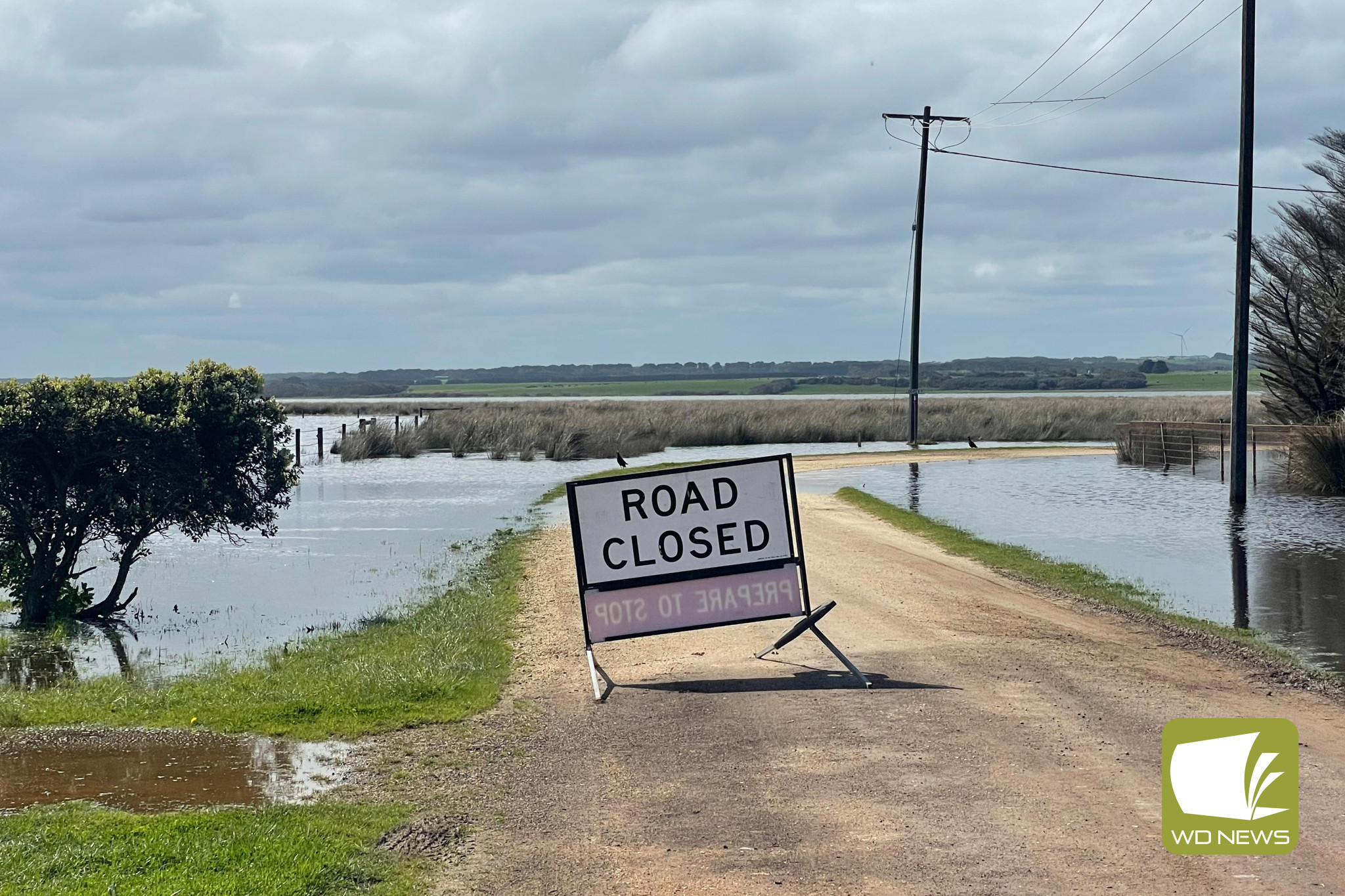 Flooding: Parks Victoria completed an artificial river mouth opening at Peterborough on Friday due to flooding conditions.