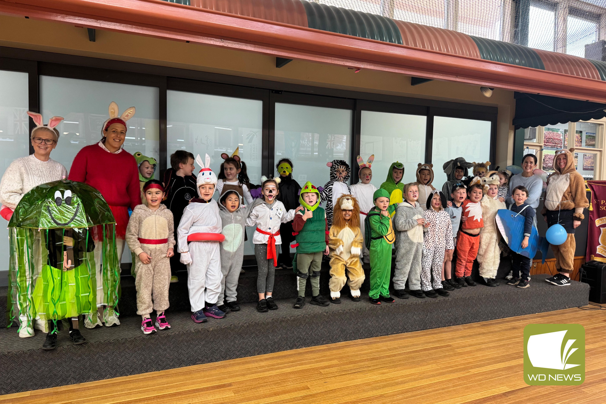Happy birthday, Milo: Frogs, rabbits, a jellyfish and a whale were among the costumes St Patrick’s Primary School students donned to mark Milo Monkey’s birthday last week.