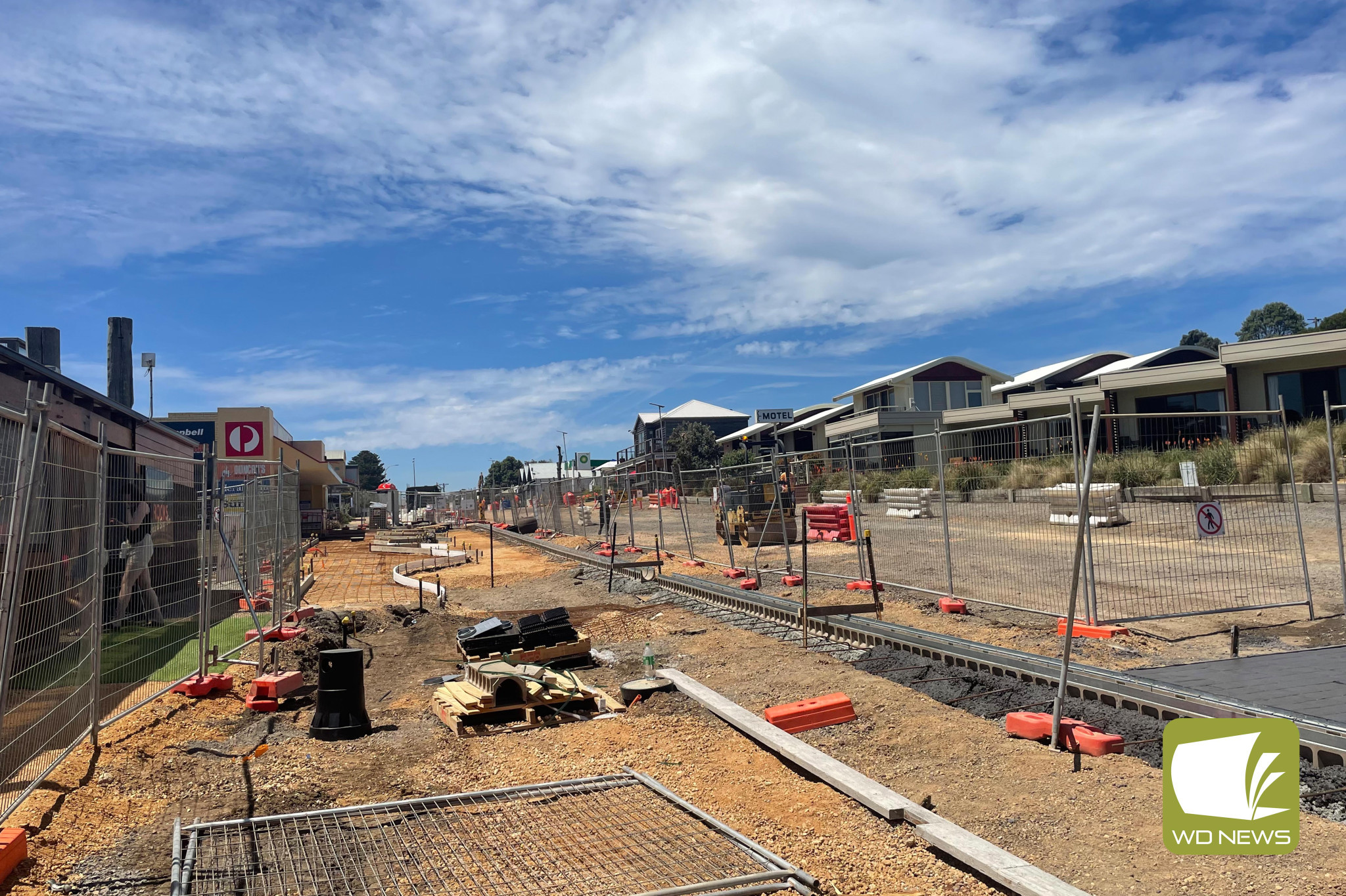 Delays: Port Campbell will have to wait even longer for the streetscape project to be completed, with the completion date pushed out until March.