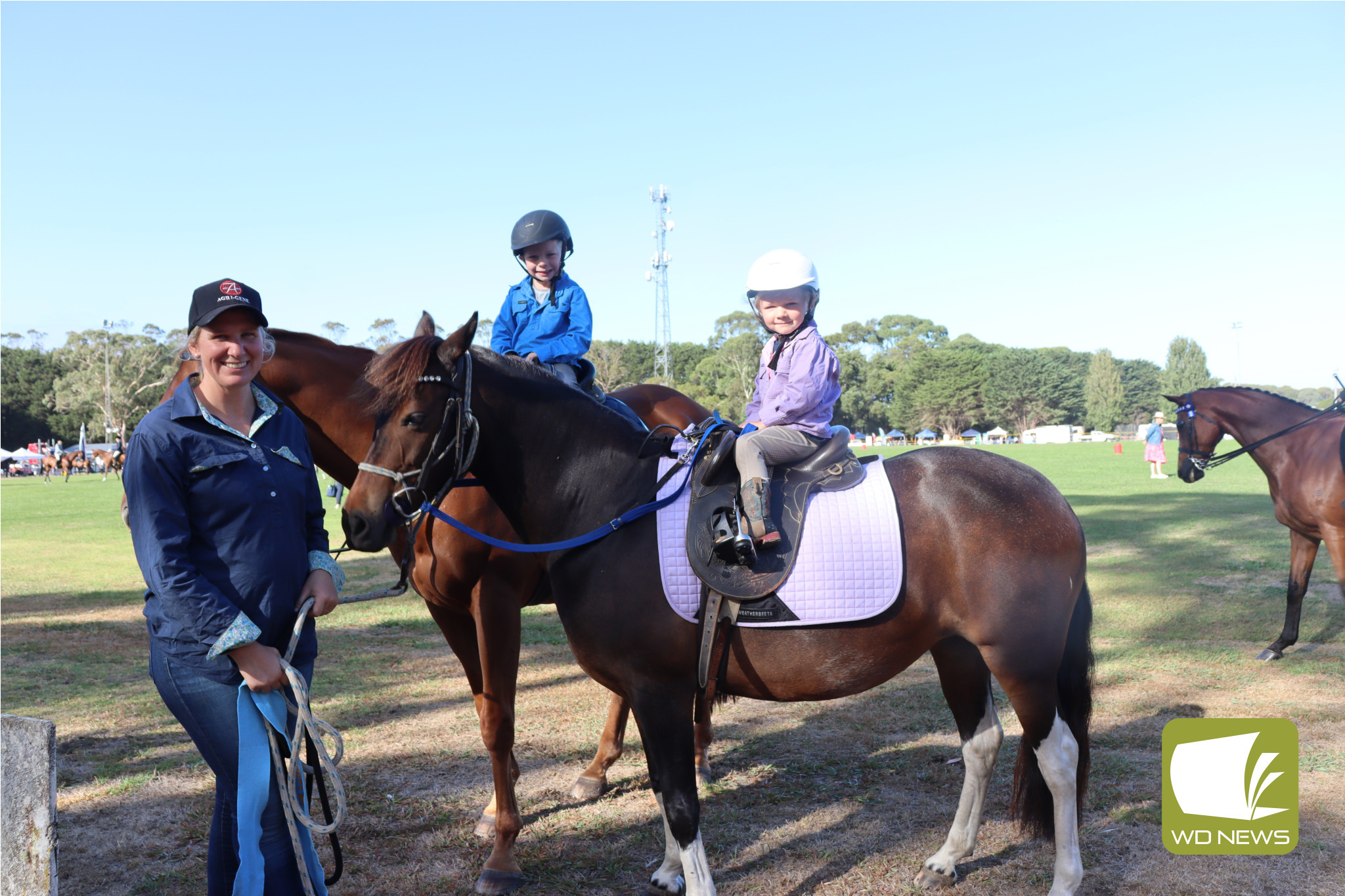 The event gave young members of the community a chance to get up close with animals.