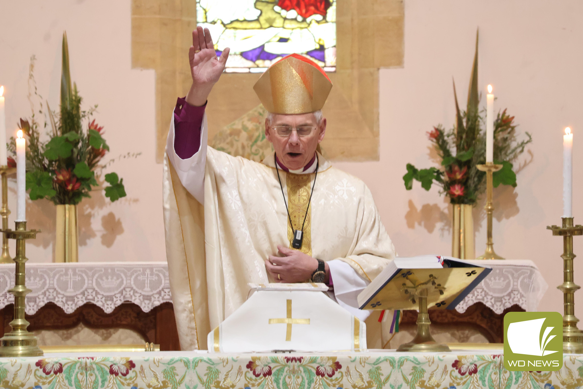 A special sermon: Bishop Mark Burton spoke about the significance of St Paul to the congregation to mark 160 years of the St Paul’s Anglican Chruch.
