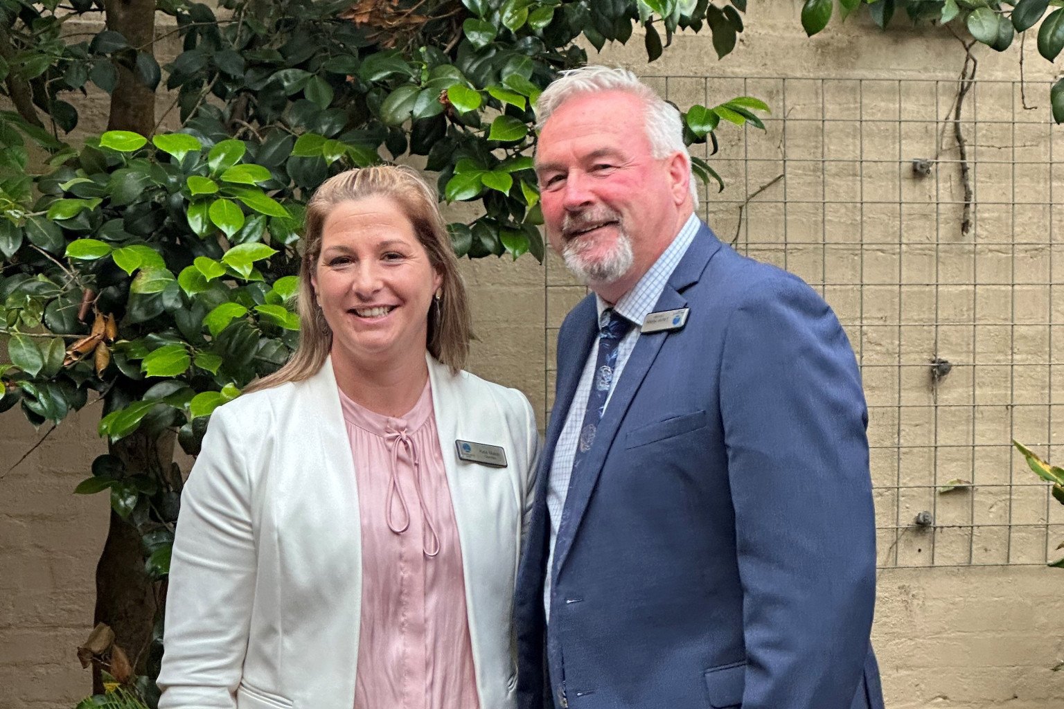 At the helm: Corangamite Shire Council’s newly elected mayor Kate Makin and deputy mayor Laurie Hickey.
