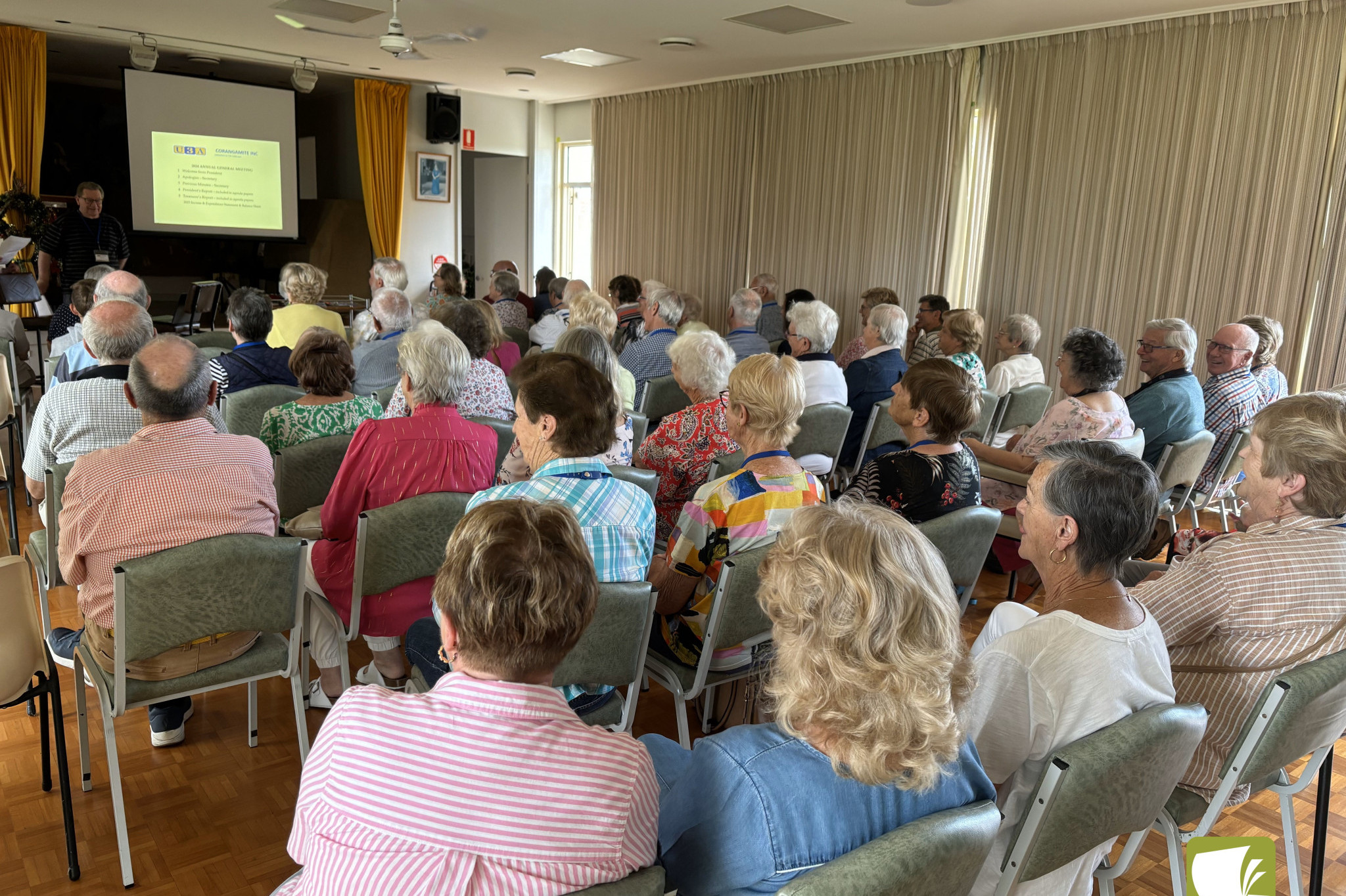 Busy year ahead: About 60 residents attended the start of U3A Corangamite's 2024 program recently.
