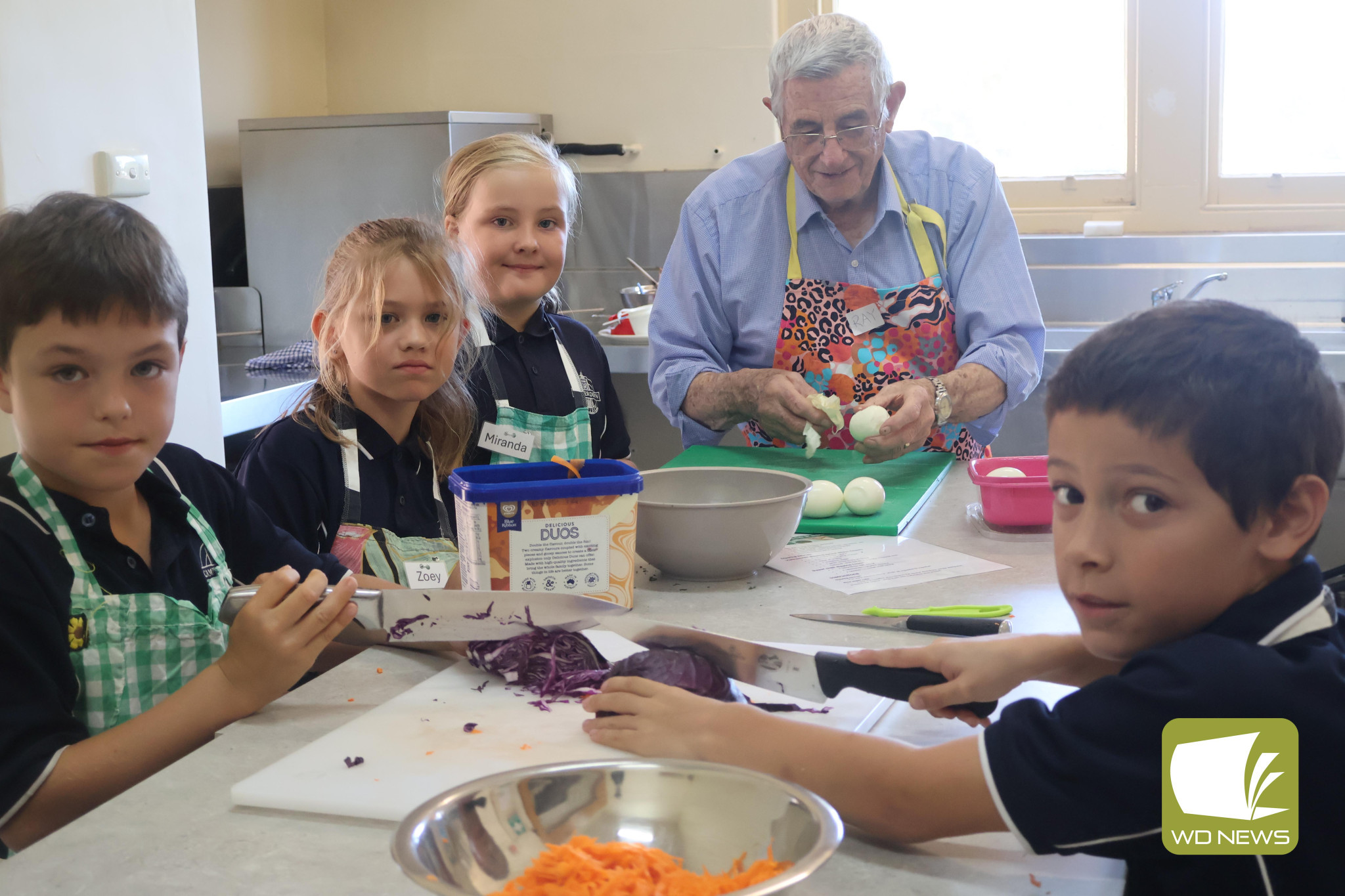 Cooking up a storm: Camperdown Uniting Church is seeking additional volunteers to support their cooking sessions with Camperdown College grade three and four students.