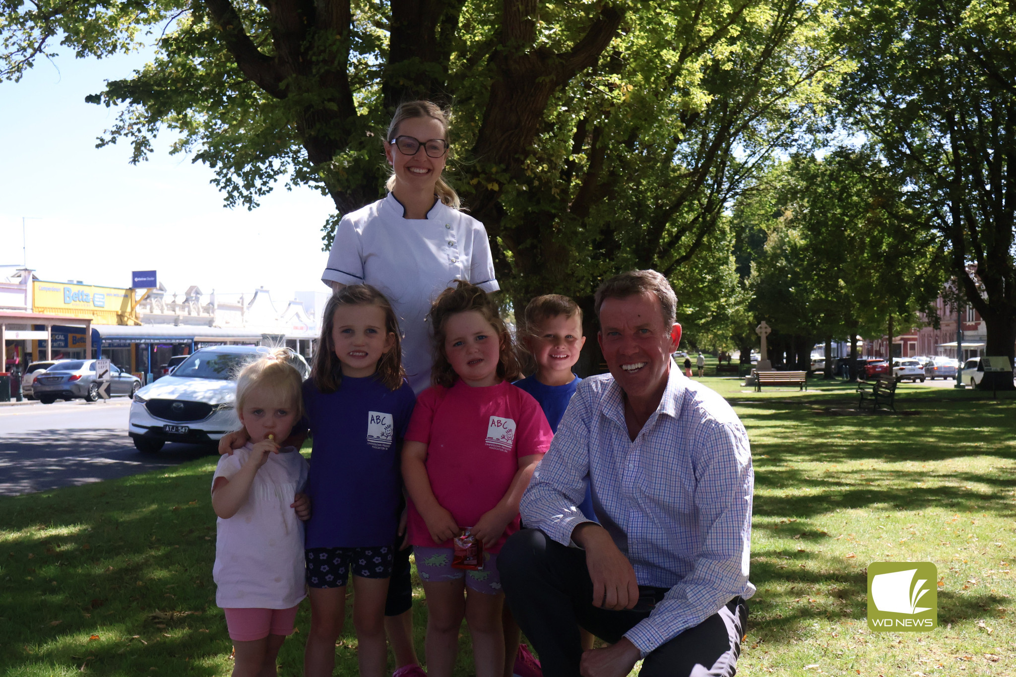 Paying a visit: Member for Wannon Dan Tehan MP listened to the concerns of Camperdown residents on Tuesday as part of his Listening Posts.