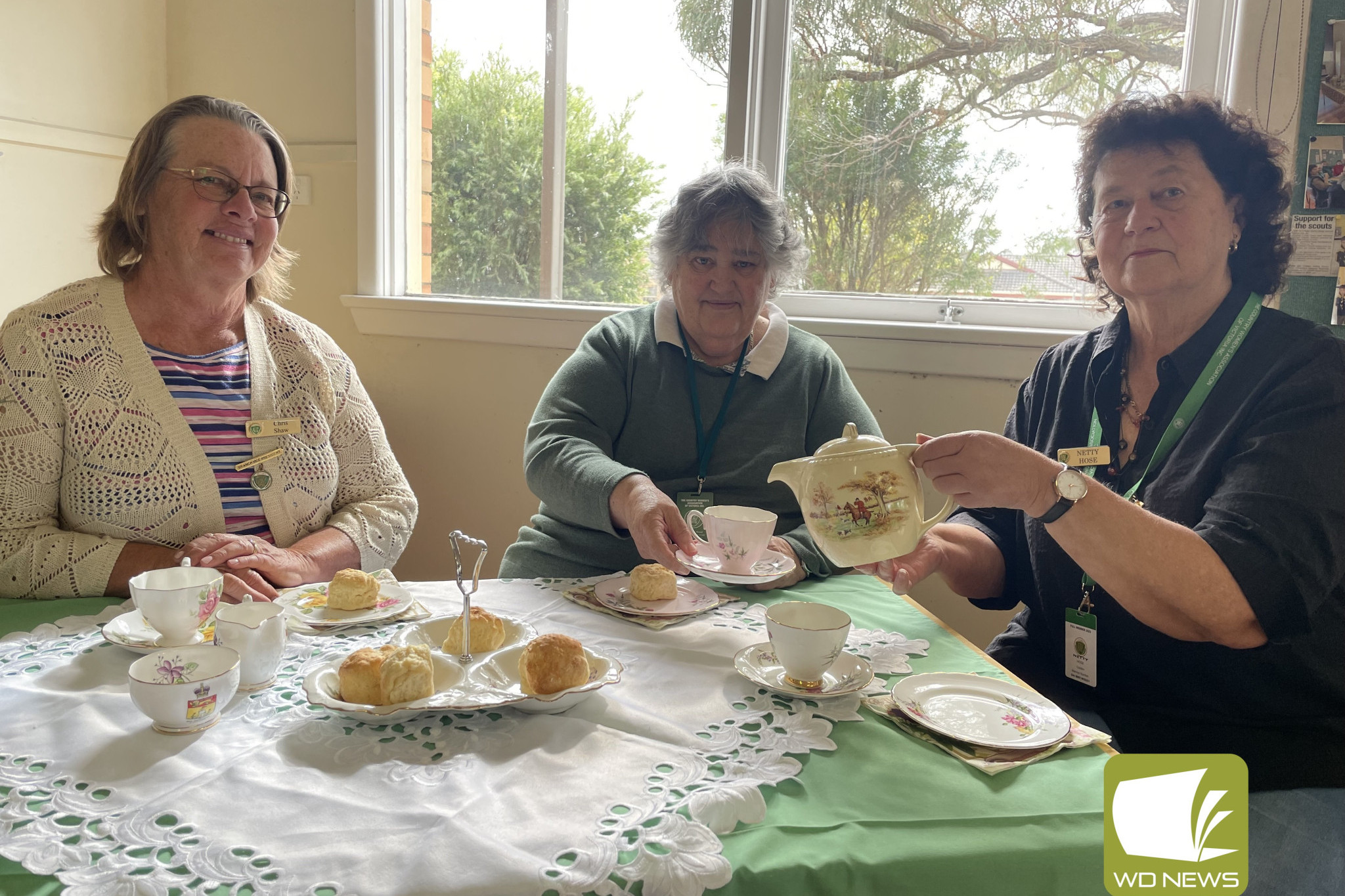 Milestone: Cobden CWA vice president Chris Shaw, secretary Jan Fraser and president Netty Hose are looking forward to celebrating the group’s 90th birthday next week with the community.