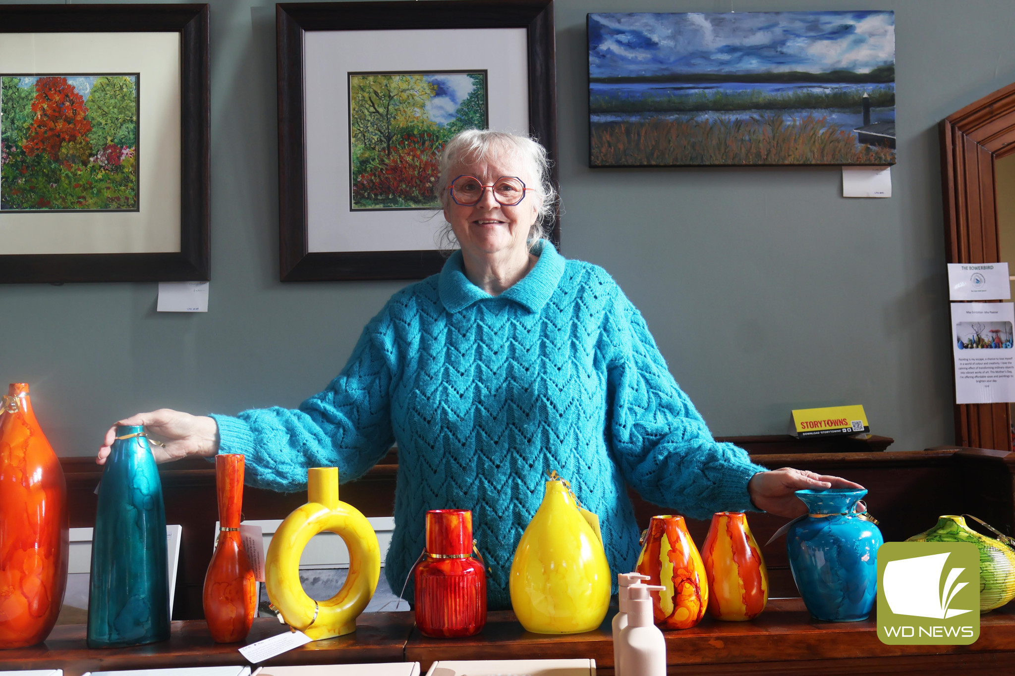 For art-loving mums: Artist Isha Paasse is encouraging residents to explore her exhibition for affordable gift ideas – whether for Mother’s Day or for a friend interested in the arts.
