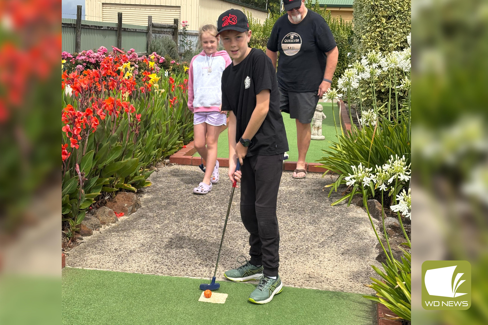 Hole in one: The Cobden Mini Golf will be open from 11am-4pm for each Sunday over the school holidays.