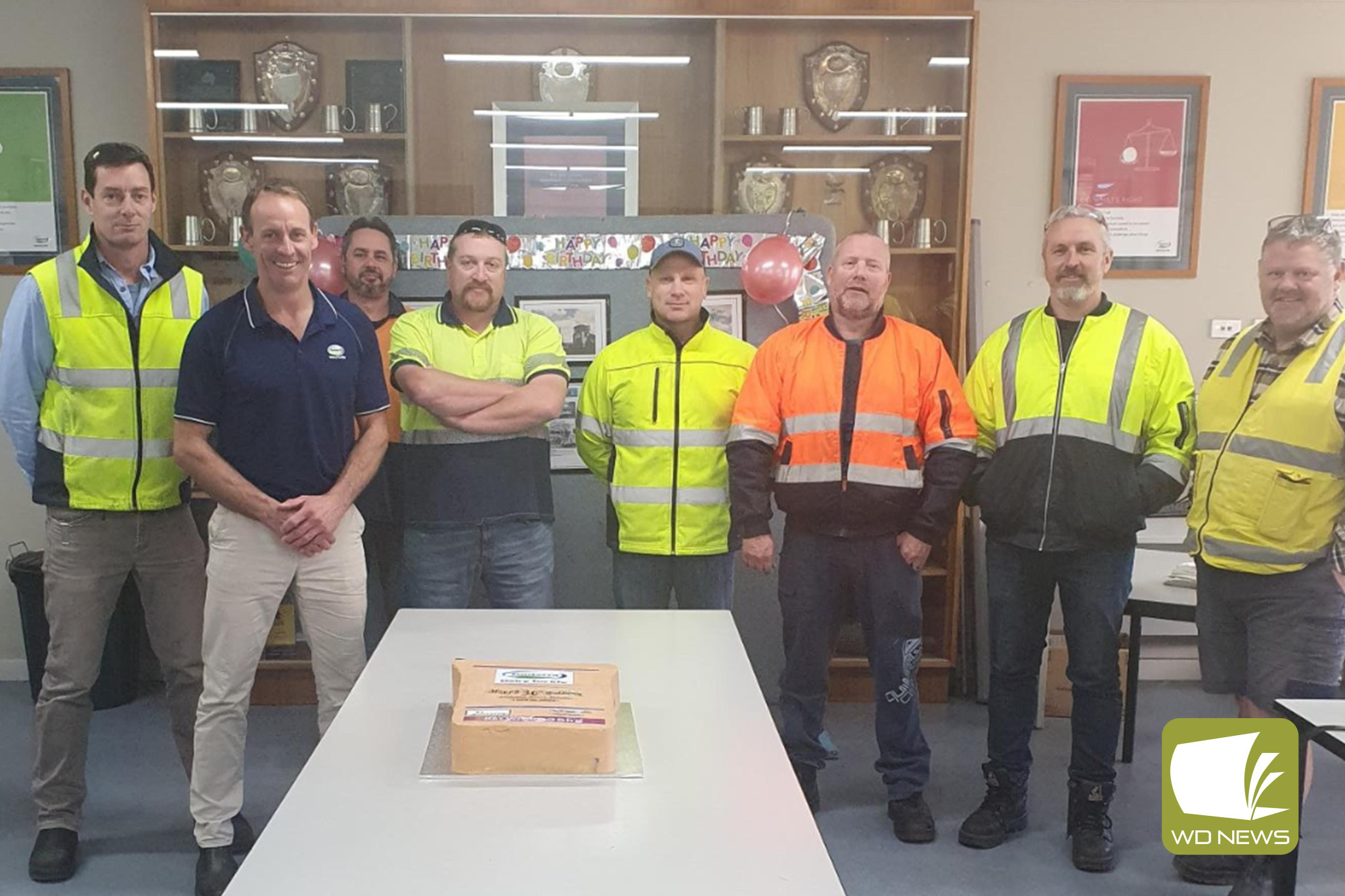 Cobden Fonterra staff celebrated 30 years since the original dryer was installed on-site.